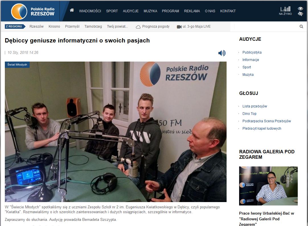 2018_styczen_RadioRzeszow-Debiccy_geniusze_informatyczni_o_swoich_pasjach